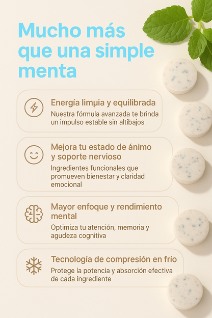 Mentas De Cafeína MindSpark Mints®